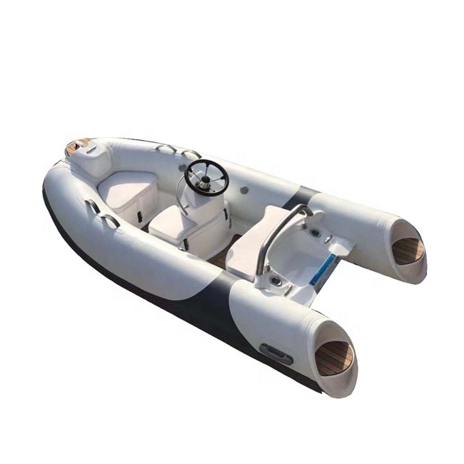 Steering Wheel 10ft RIB 300 Fiberglass Hull Deep V Shape CE  PVC/Hypalon Inflatable Boat For Fishing