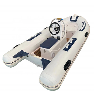 11ft Rib 330 Hypalon/PVC Semi-Rigid Fiberglass Inflatable Boats With Jockey Seat Console