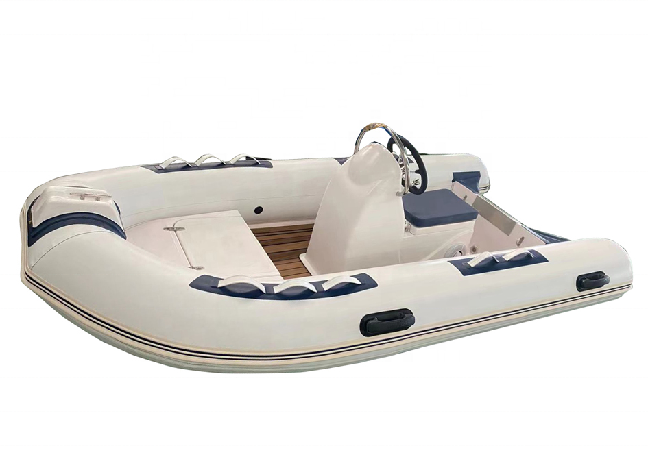 11ft Rib 330 Hypalon/PVC Semi-Rigid Fiberglass Inflatable Boats With Jockey Seat Console