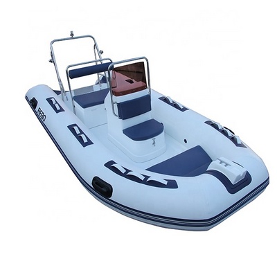 Hot Sell RIB 390 Inflatable PVC/Hypalon RIB Steering Console Boats For Sale