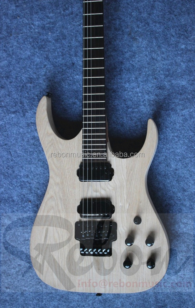 Weifang Rebon 6 string ashwood electric guitar kit without paint