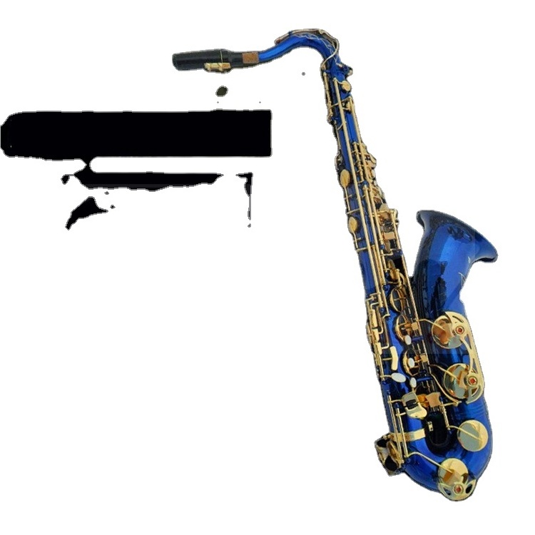 Weifang Rebon Bb Key Blue colour Tenor Saxophone