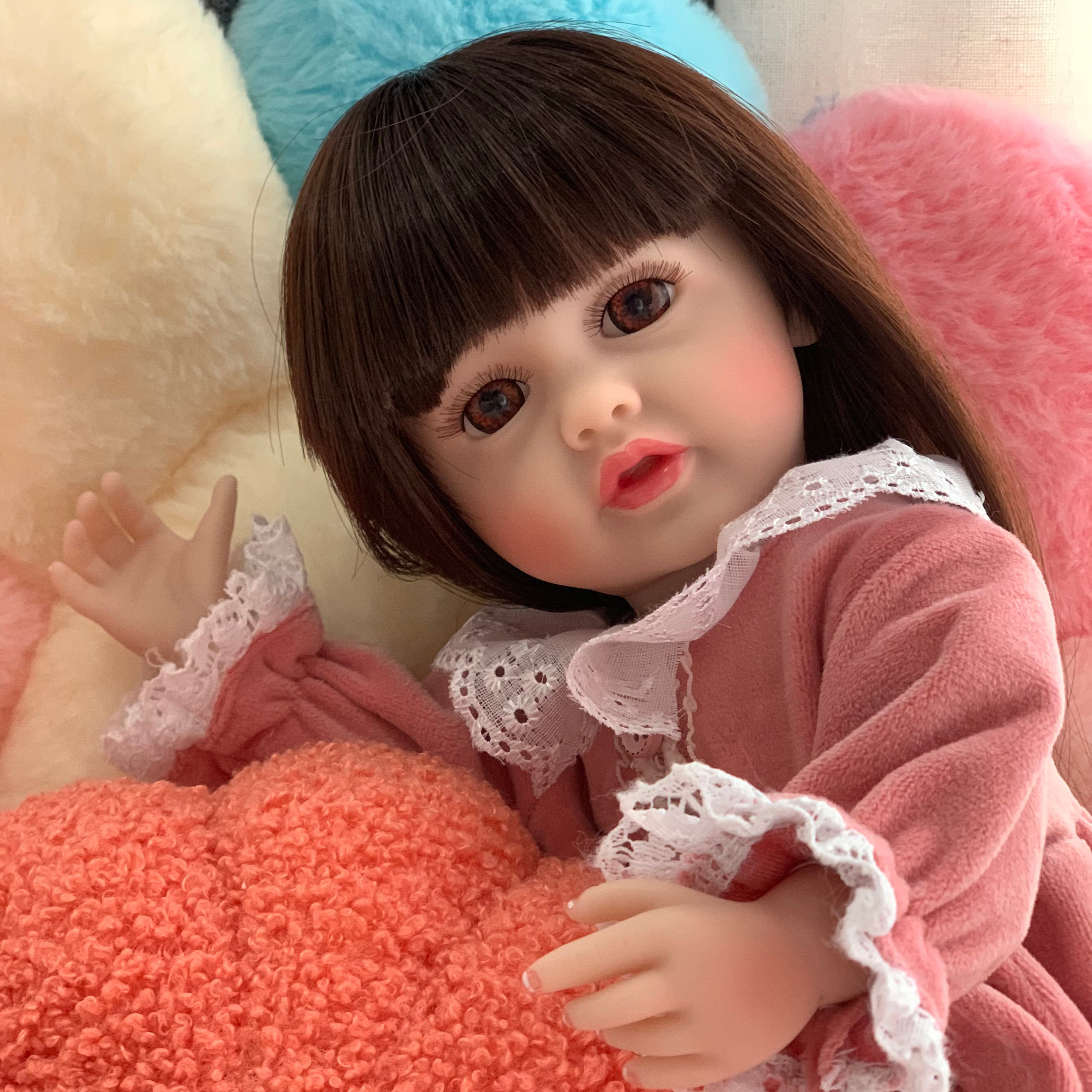 R&B Miniland Sale Comes Dolls Reborn Doll Drink Real Toy Girls Free Clothes Full Mini Recien Realistic Wholesale Reborn Dolls