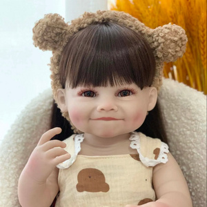 Full Body Silicone Baby Doll Reborn Dolls Vinyl Newborn Twins Wholesale Cheap Solid Images Toddler Black