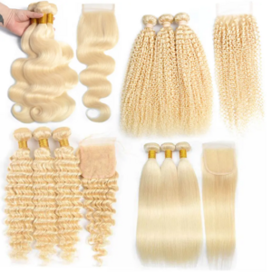 Wholesale Russian Blonde 613 Virgin Hair Bundle,613 Raw Virgin Cuticle Aligned Hair Vendor,100% 613 Blonde Human Hair Extension