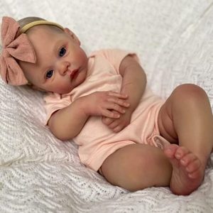 Reborn Toddler Girl Realistic Baby Doll Handmade 24 Inch Soft Silicone Newborn Baby Dolls That Look Real Reborn Babies with Clot