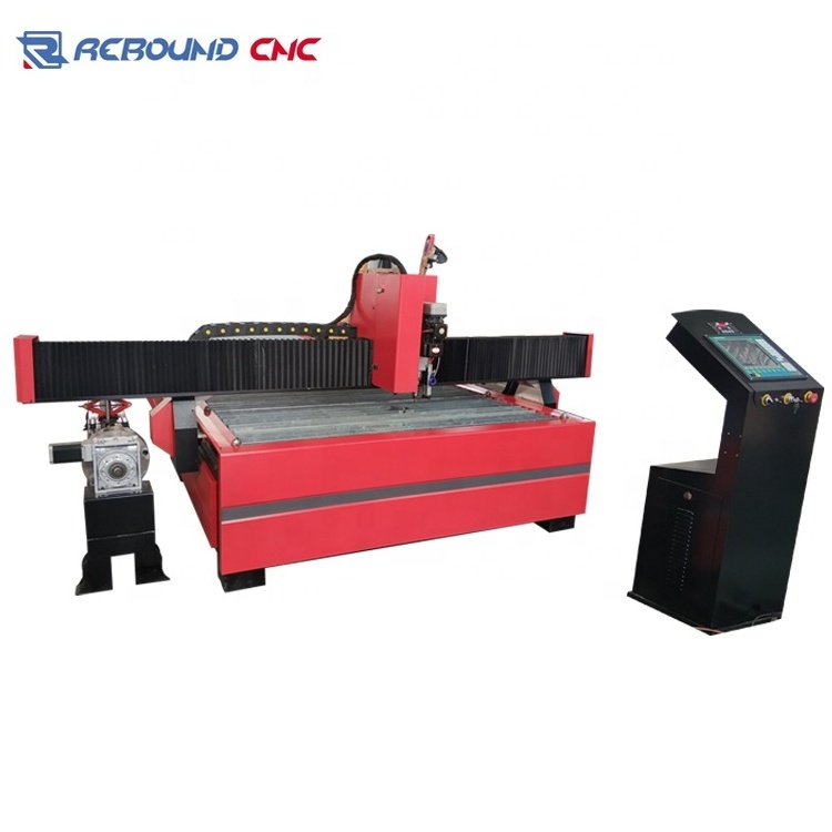 1500*3000 2000*4000mm china metal cutting / cnc plasma table / plasma cutter machine with rotary