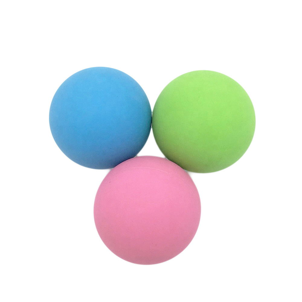 China Factory Bulk Selling Bright Color Natural Rubber Sports Training Ball