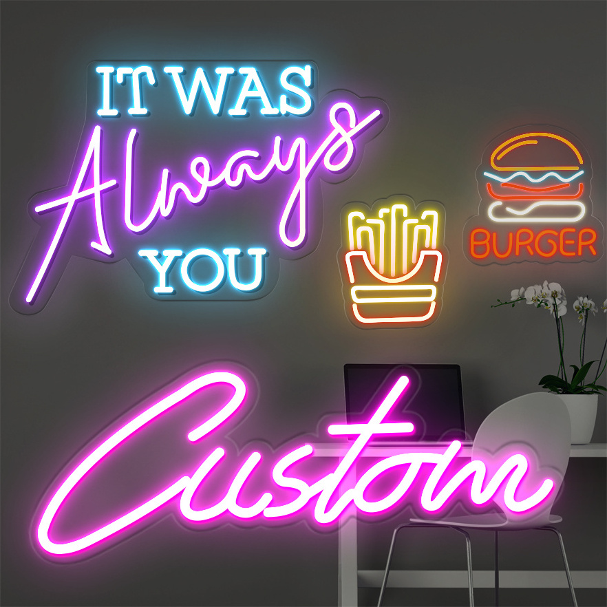 Craftsman Advertising Custom Pvc Bar Letter Logo Custom Led Neon Light Sign For Wall Indoor Advertising