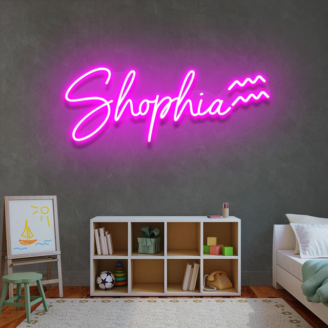 Drop Shipping No Moq Happy Birthday Custom Acrylic Neon Signs Led Neon Lights For Wedding Party Decor