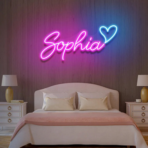 Drop Shipping No Moq Happy Birthday Custom Acrylic Neon Signs Led Neon Lights For Wedding Party Decor