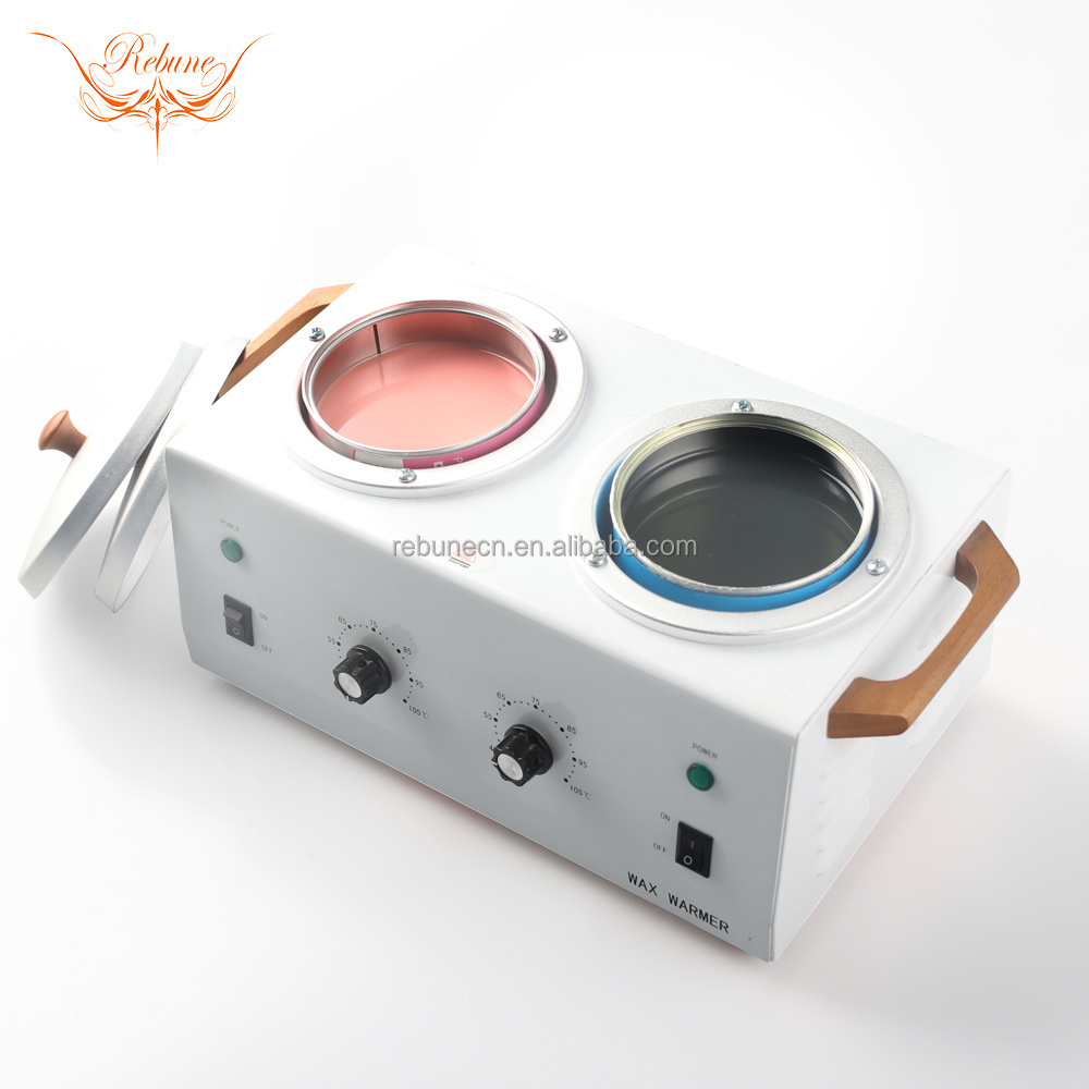 Good Selling Metal Depilatory Wax Melt Machine Double Wax Pot Heater for Beauty SPA