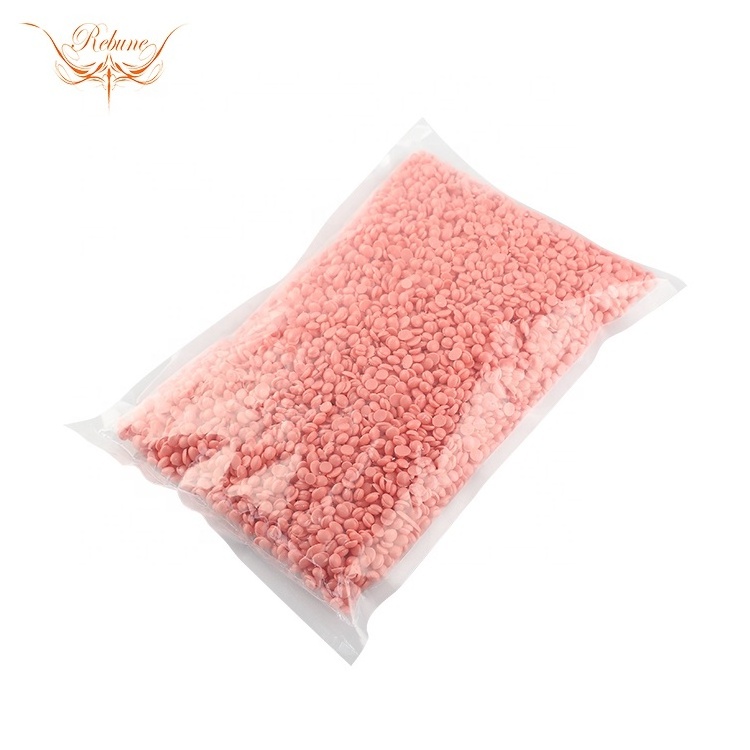 Ready To Ship Popular Pink Depilatory Wax Beans 1 Kg Hard Wax For Depilation Coconut