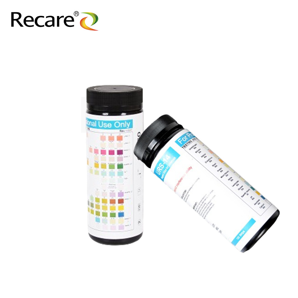 High accuracy ISO CE marked home urine reagent test kit 14 parameter urinalysis test strips