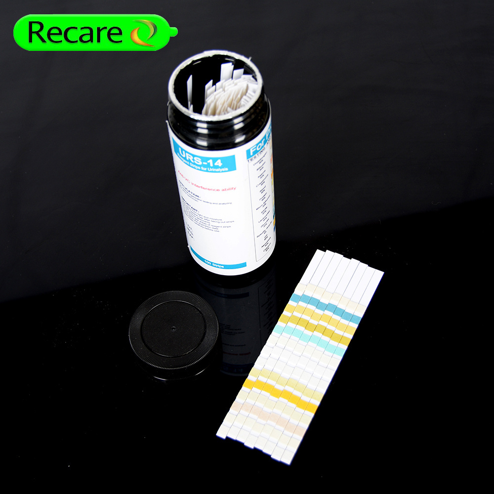 High accuracy ISO CE marked home urine reagent test kit 14 parameter urinalysis test strips