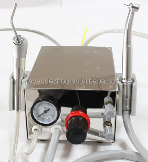 BL-607 Air Turbine / Portable Dental Unit Turbine with Three Ways Syringe/Dental Air Turbine With CE