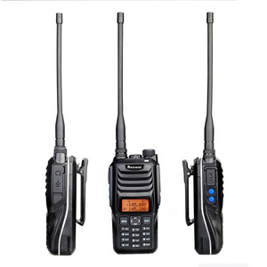 Recent RS-589 Handheld walkie talkie two way radio dual band analog ham radio 10W high power intercom with flashlight