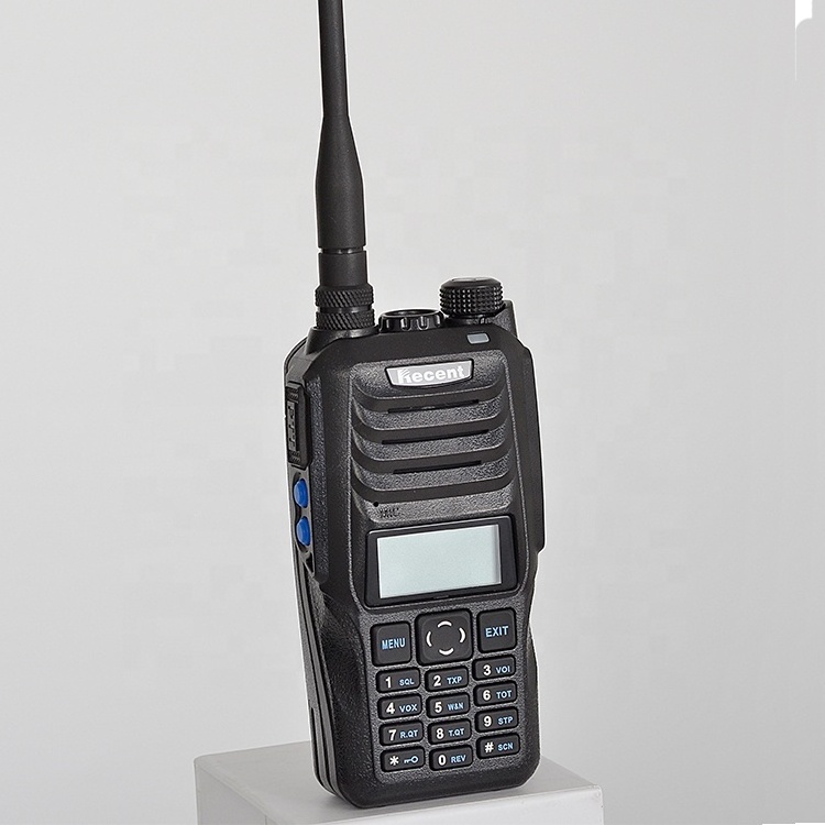 Recent RS-589 Handheld walkie talkie two way radio dual band analog ham radio 10W high power intercom with flashlight