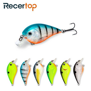 Wholesale 50mm mini loud rattlers floating blanks square bill crankbait  fishing lures