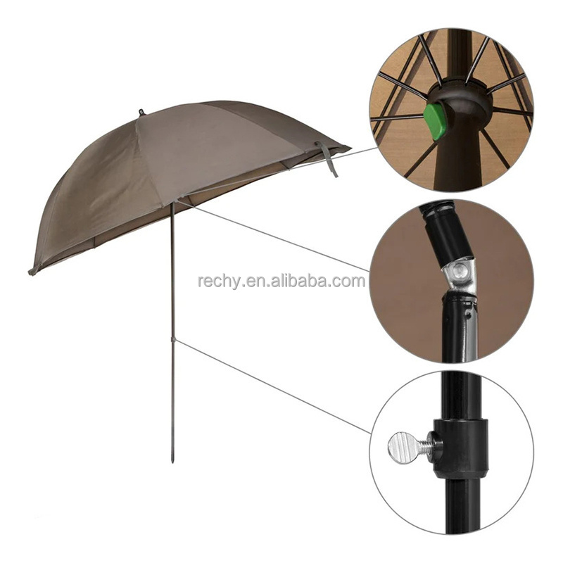 Outdoor waterproof fishing  Umbrella camping fishing tent umbrella with half shelter Picnic tent