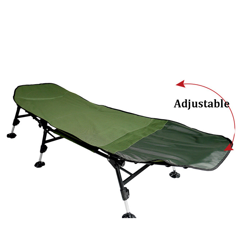 Factory Hot Sale Outdoor Foldable Carp Fishing Bedchair with Legs for Camping fishing