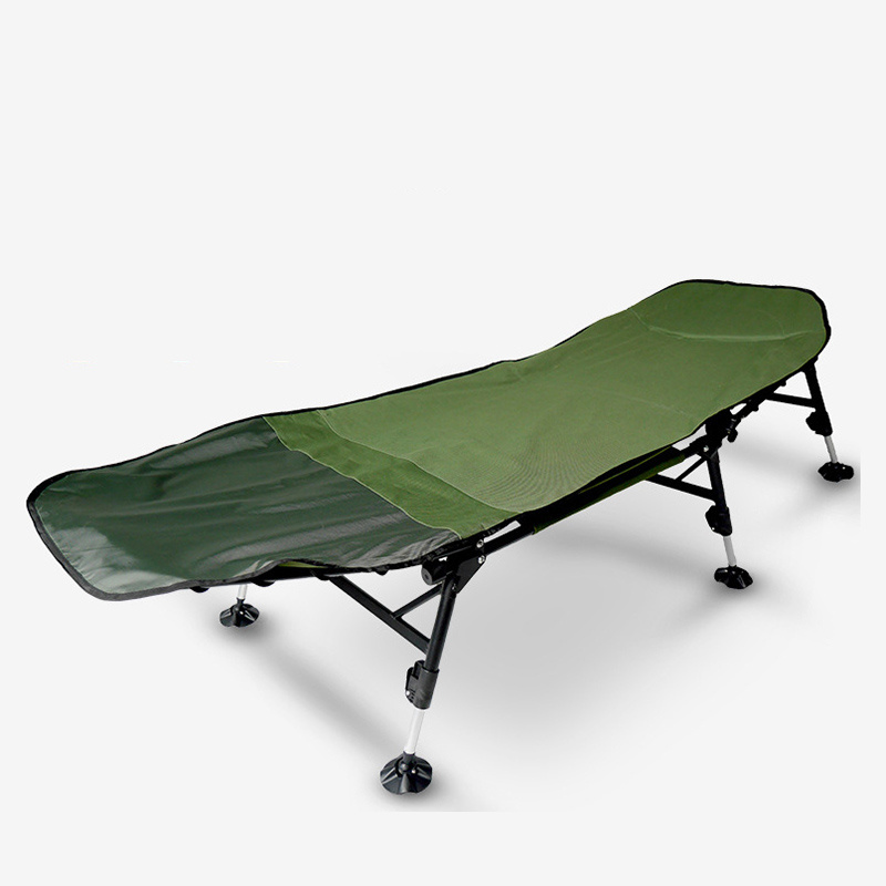 Factory Hot Sale Outdoor Foldable Carp Fishing Bedchair with Legs for Camping fishing