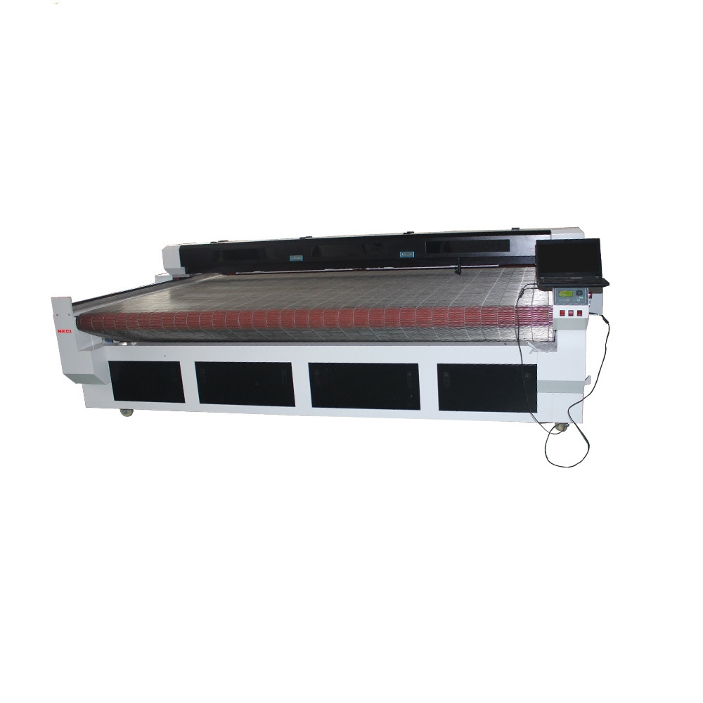 1600*1000mm 80W textile canvas fabric laser cutting machine large size laser cutting machine for toys