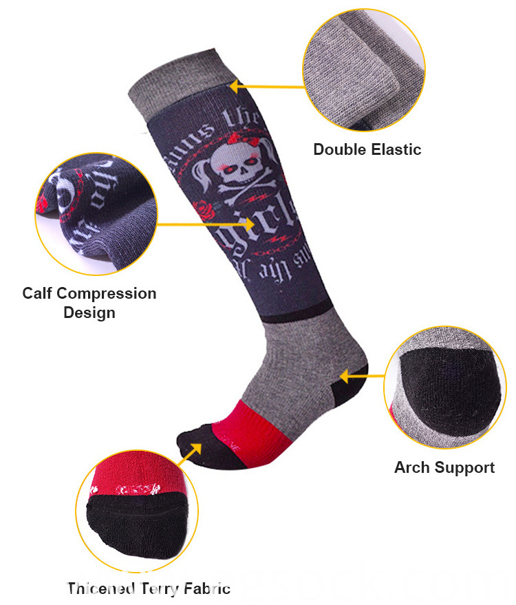 Custom graduated medical custom unisex compression socks 20-30mmhg knee high fun stockings for running sports athletic socks