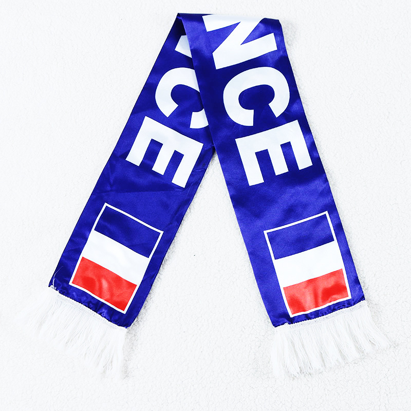 Custom Fans Soccer Scarf Netherlands Brazil Italy Portugal Germany Israel France National Team Scarf