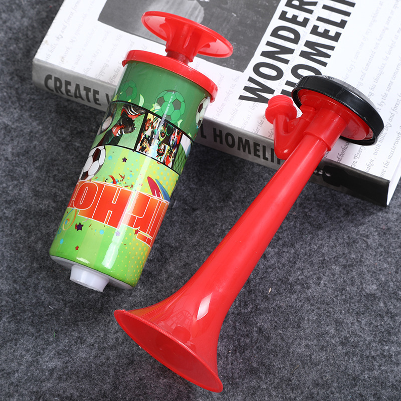 Plastic Stadium Horn Sports Event Cheering Props Football Fan Whistle Horn Football Cheering Horn for Sports Games