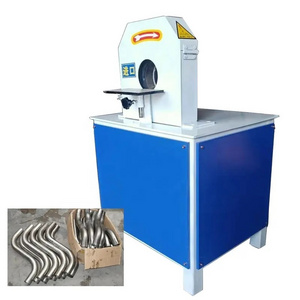 High quality  metal steel pipe tube crooked curving tortuous polisher SS bent pipe tube polishing machine