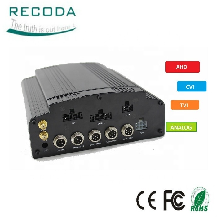 1080P Full HD  4G WIFI Mobile DVR with GPS  HHD 8CH Mobile DVR