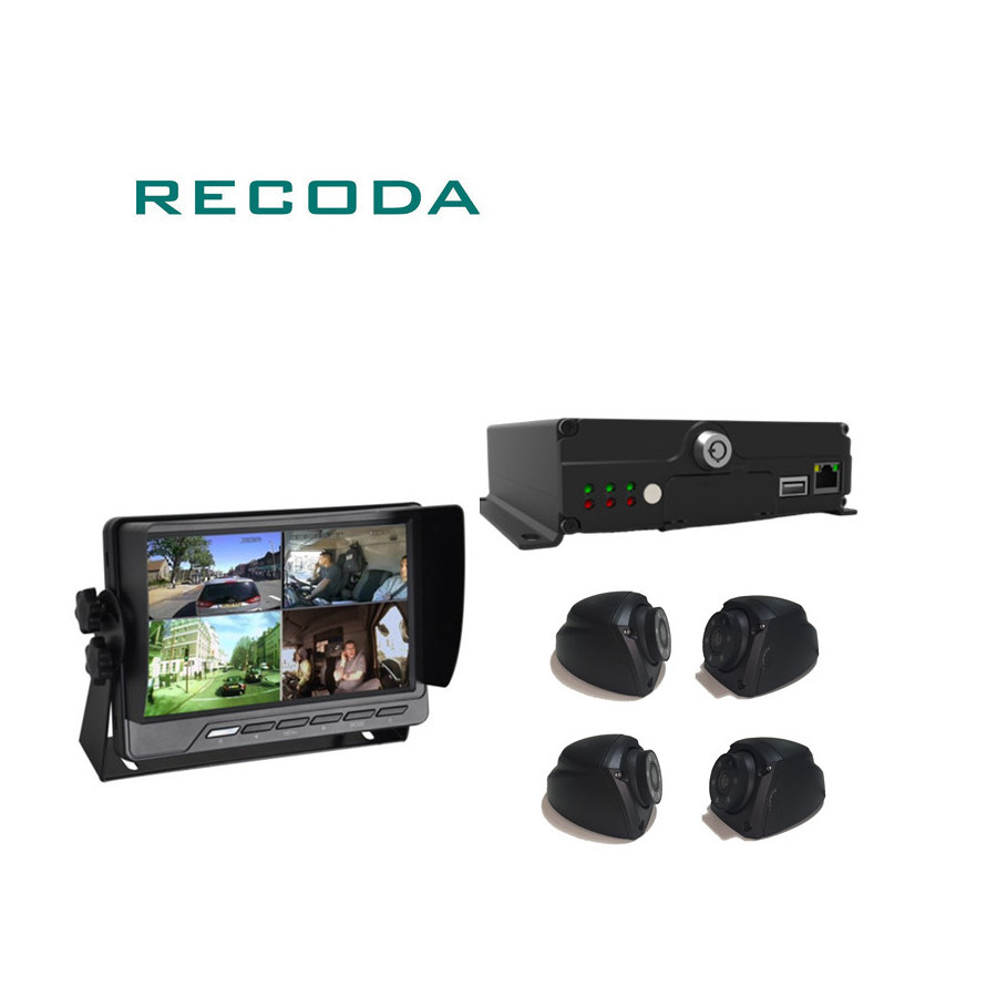 Professional 4Ch SD Card  AI  MDVR camera set  4G  GPS WIFI  for  car vehicle  cctv  Mobile DVR