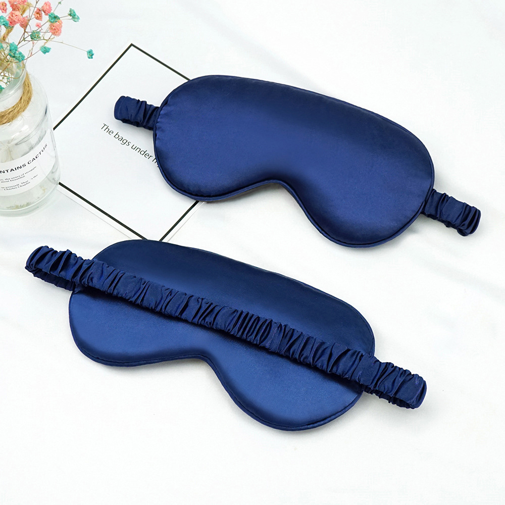 silk pillowcase sleep mask mulberry silk eyemask set travel Comfortable luxury 100% Silk Eye Mask