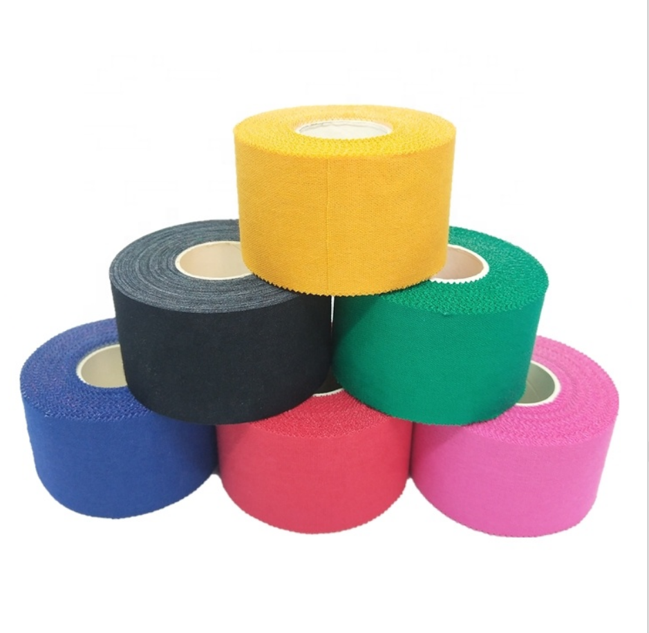 High Quality Cotton Waterproof Tape Fitness Sport Tape for Athletic Training Tape