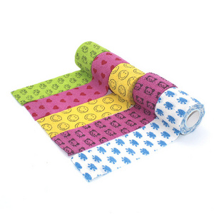 Self Adhesive Bandage Nonwoven Waterproof Latex Free Elastic Medical Gauze Bandage For Sports Cohesive Bandage