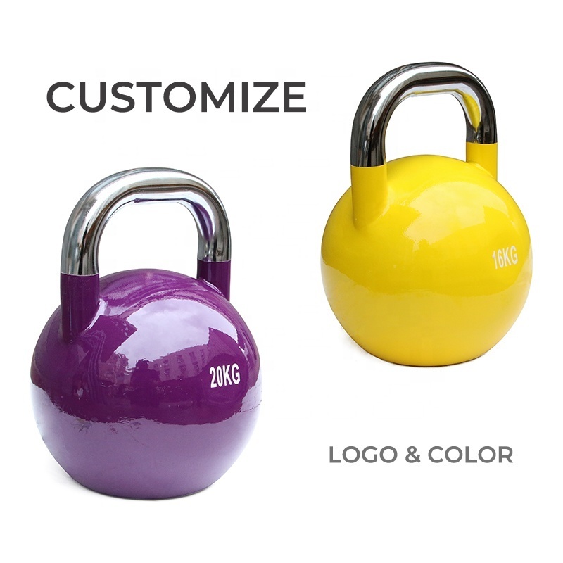 Sports Fitness&Body Building Gym exercise Equipment COLORED competition kettlebell