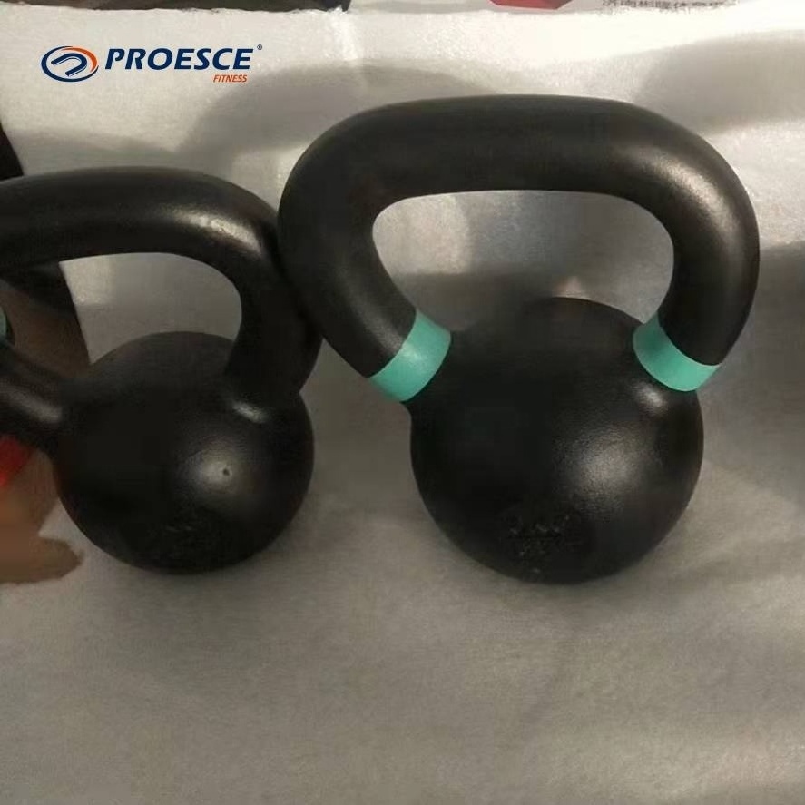 100% black painting kettlebell for gym equipment CAST IRON