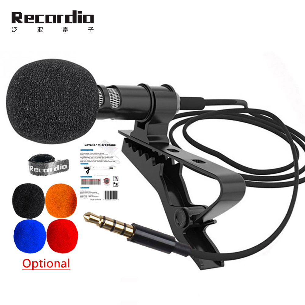 GAM-140 Wholesale Price Wired Professional 3.5mm Jack Mini Lapel lavalier Microphone