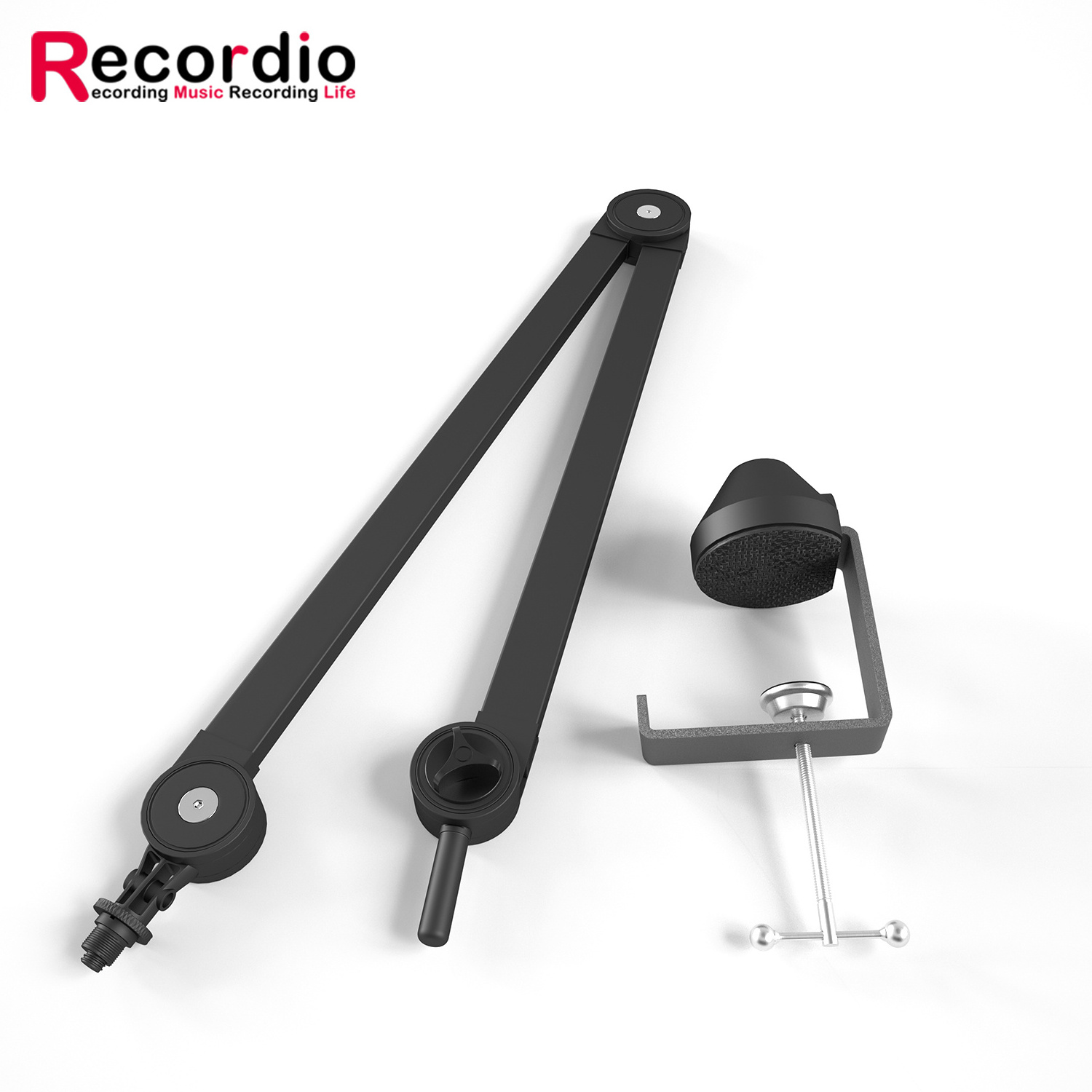 GAZ-50 Adjustable Mic Stand Scissor Arm Studio Desk Table Professional Podcasting Microphone Stand Holder