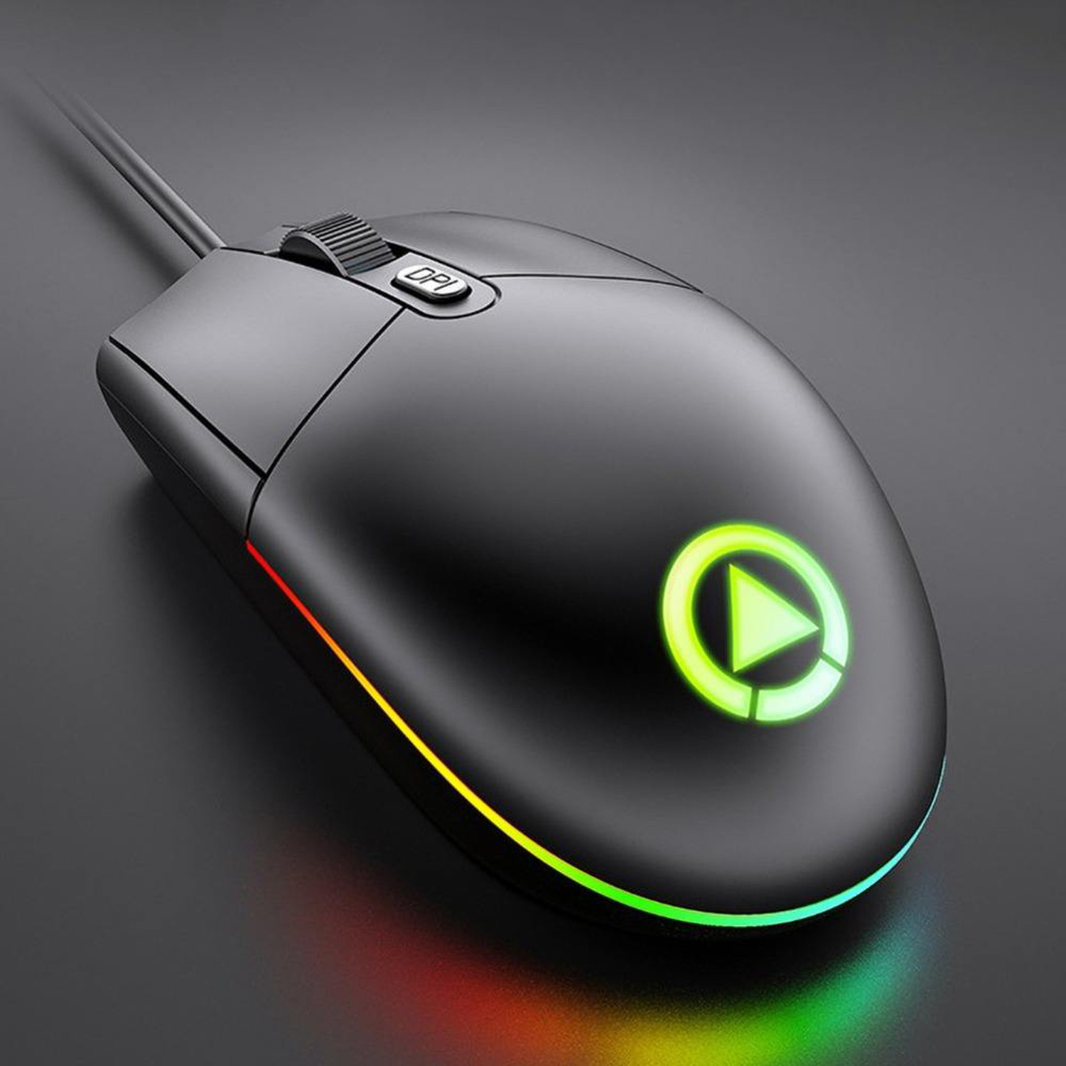 GAZ-M10 Gaming Mouse 4 Buttons 1600DPI Adjustable Comfortable Grip Ergonomic Optical PC Computer Gaming Wired Mouse