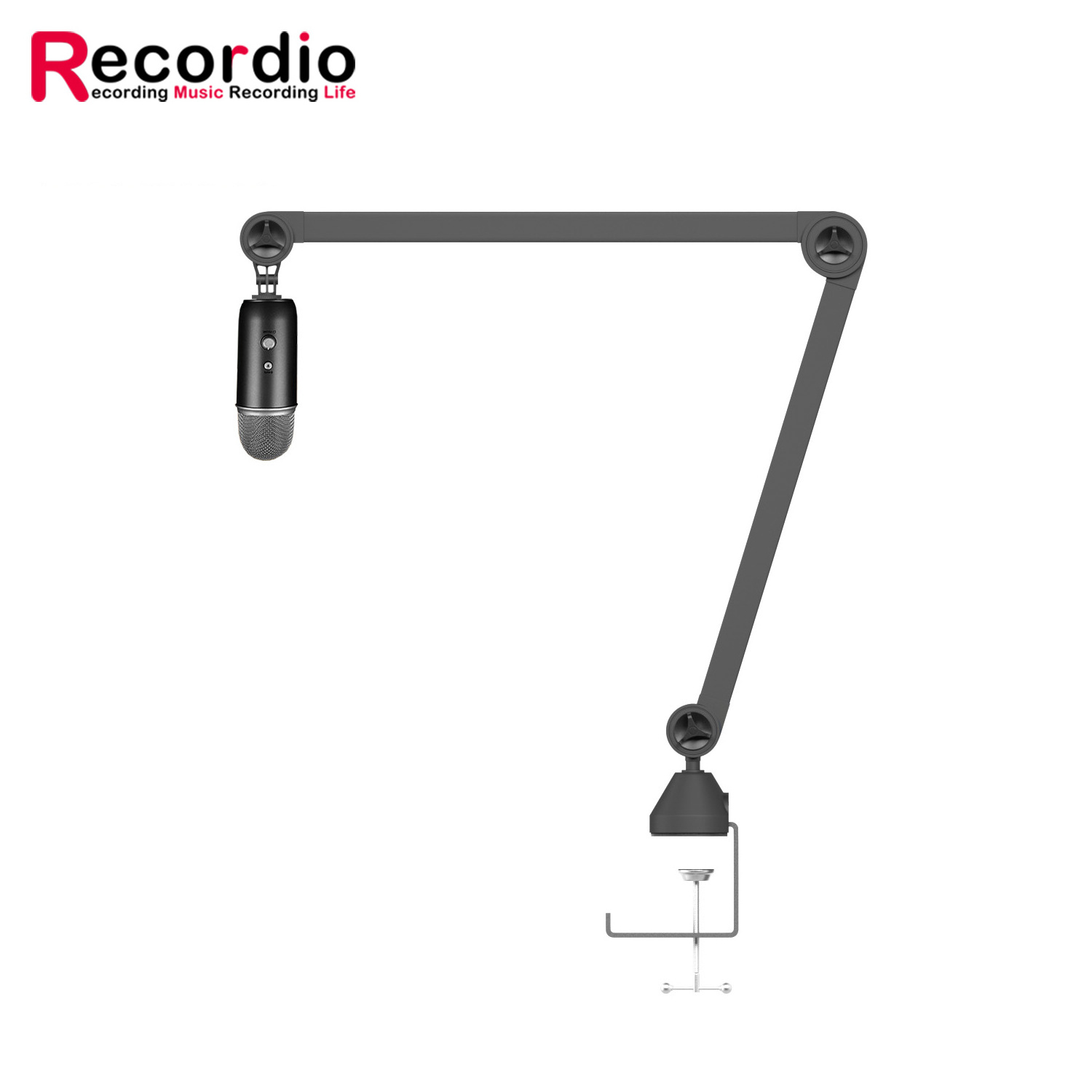 GAZ-50 Adjustable Mic Stand Scissor Arm Studio Desk Table Professional Podcasting Microphone Stand Holder