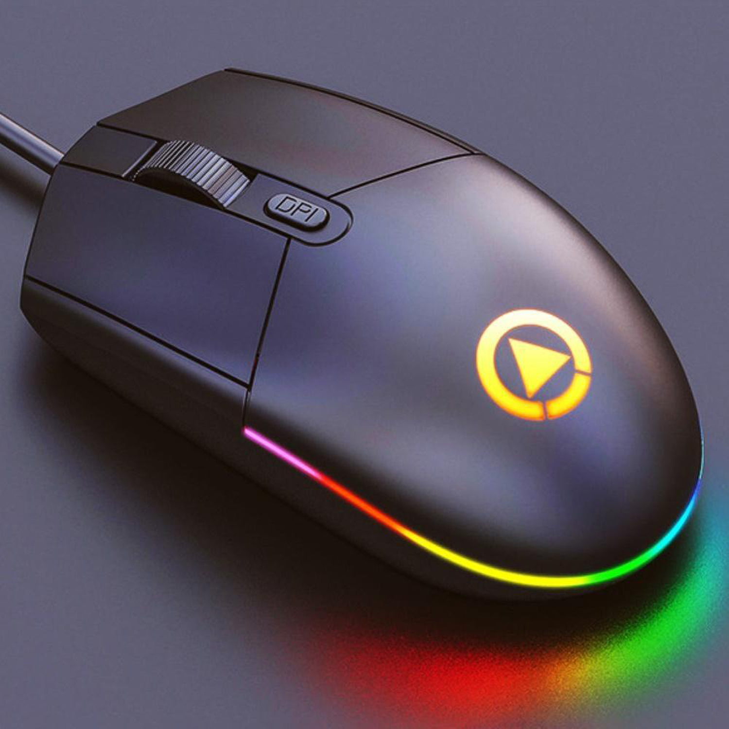 GAZ-M10 Gaming Mouse 4 Buttons 1600DPI Adjustable Comfortable Grip Ergonomic Optical PC Computer Gaming Wired Mouse