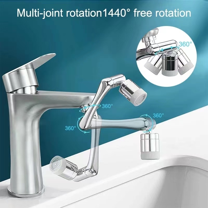 1080 rotation extender basin water saving faucet extender head for kitchen with doubl swivel bubbler universal sprayer