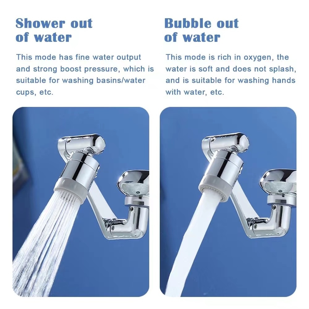 1080 rotation extender basin water saving faucet extender head for kitchen with doubl swivel bubbler universal sprayer