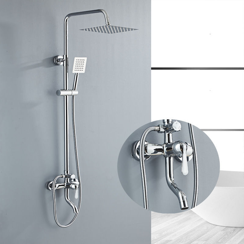 Cheap Price Shower Head Brass Chrome Shower Set Shower Mixer Valve Kit With Tub Spout