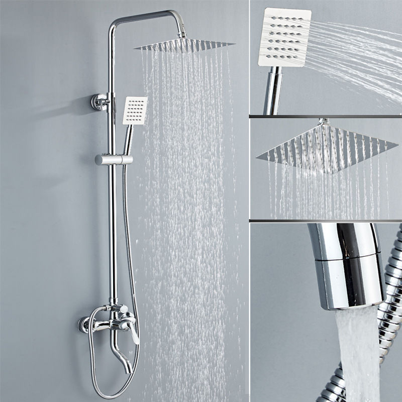 Cheap Price Shower Head Brass Chrome Shower Set Shower Mixer Valve Kit With Tub Spout