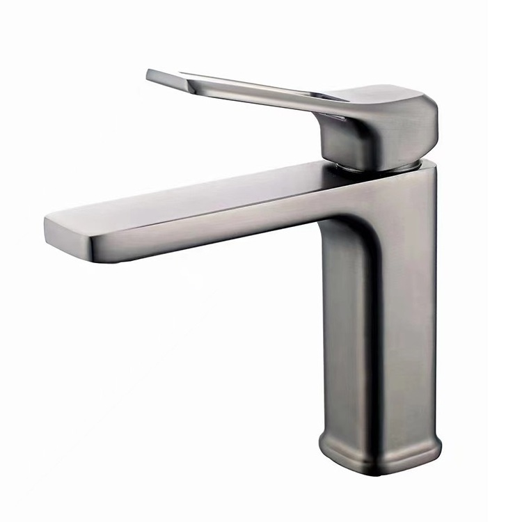 Factory Price Luxury High Quality Chrome Washroom Basin Mixer Brass Taps Waterfall Bathroom cold water Basin Faucets