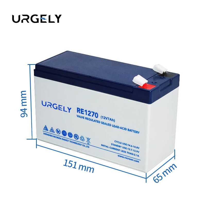 Sealed 6v 12v 24v Lead Acid Deep Cycle Battery 12v 7ah Storage Cell Charging Voltage Maintenance