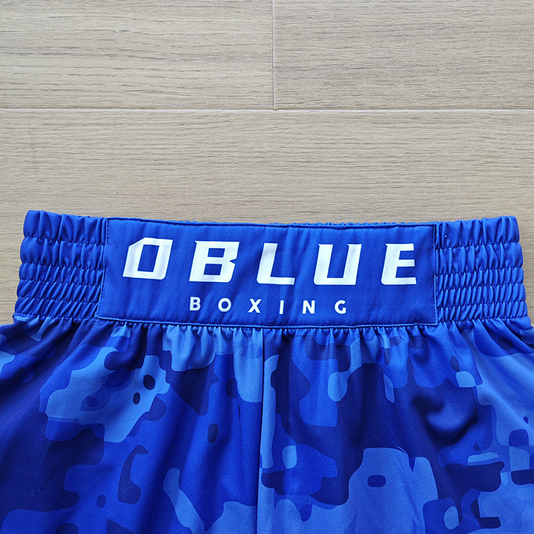 Wholesale custom sublimation logo Thailand muay thai shorts high quality embroidered thai boxing mma short wear